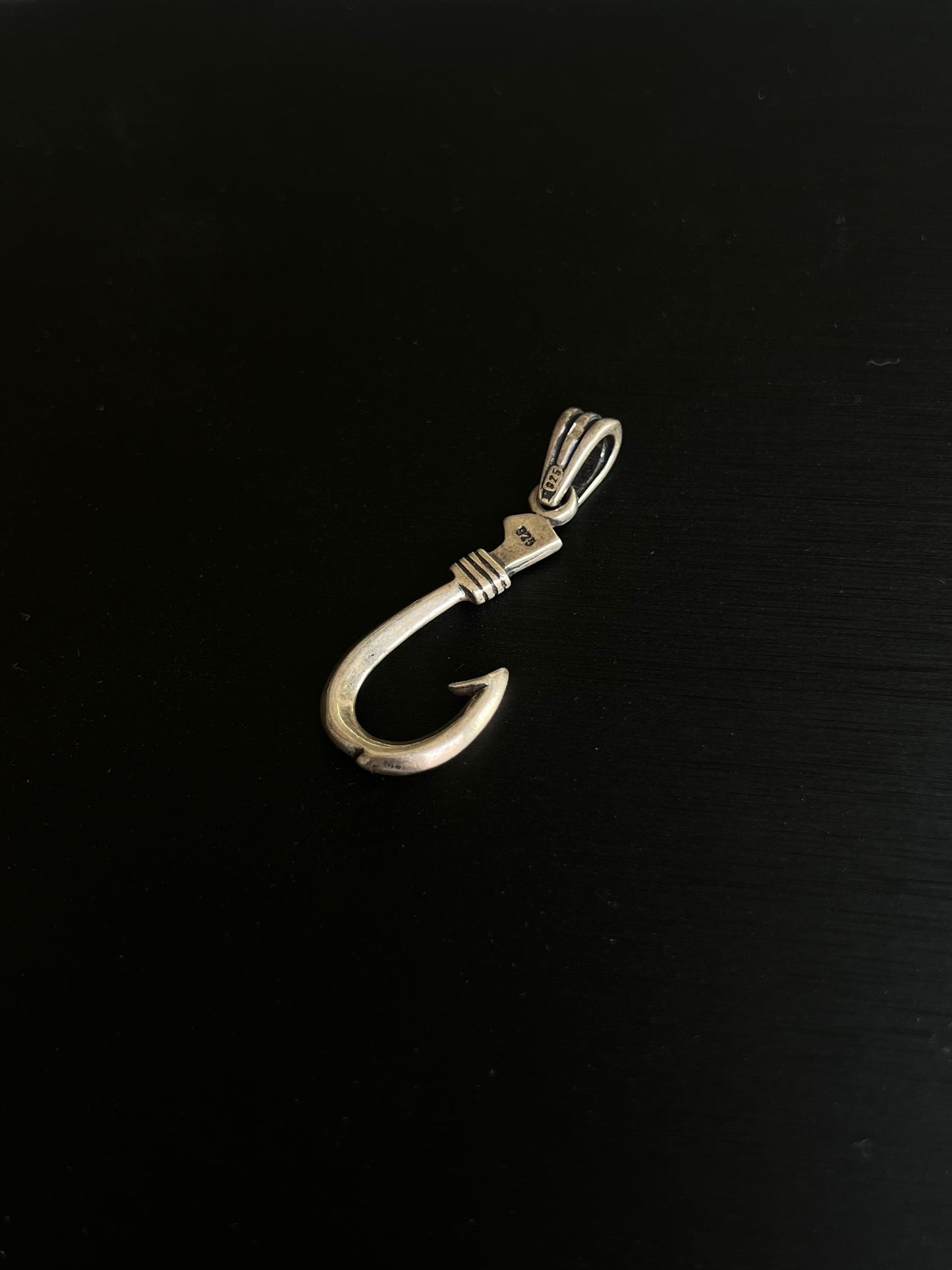 Hook Pendant – S925 Silver-4cm