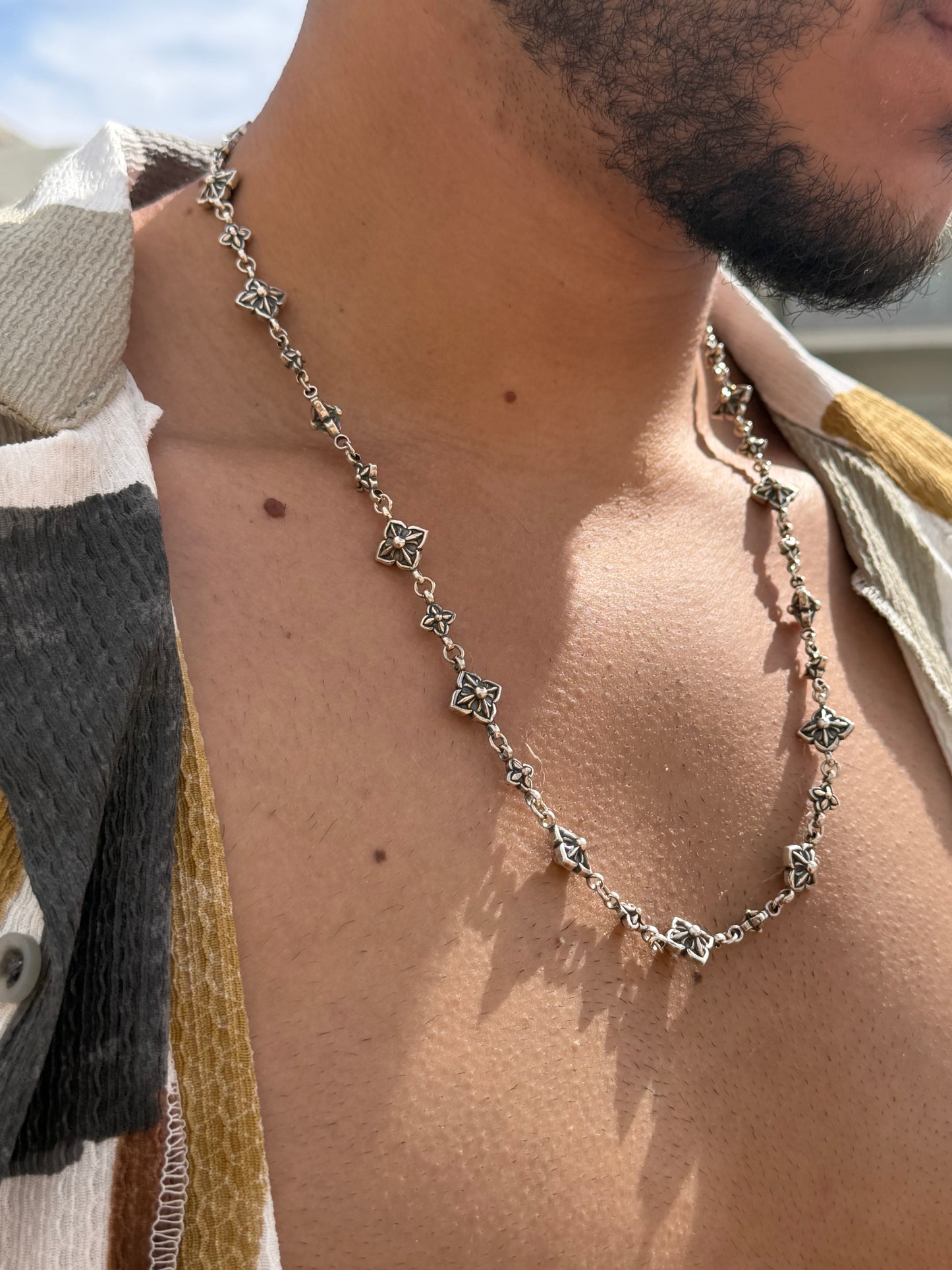 Rpika Solid Chain For Men Sterling Silver925 -62cm