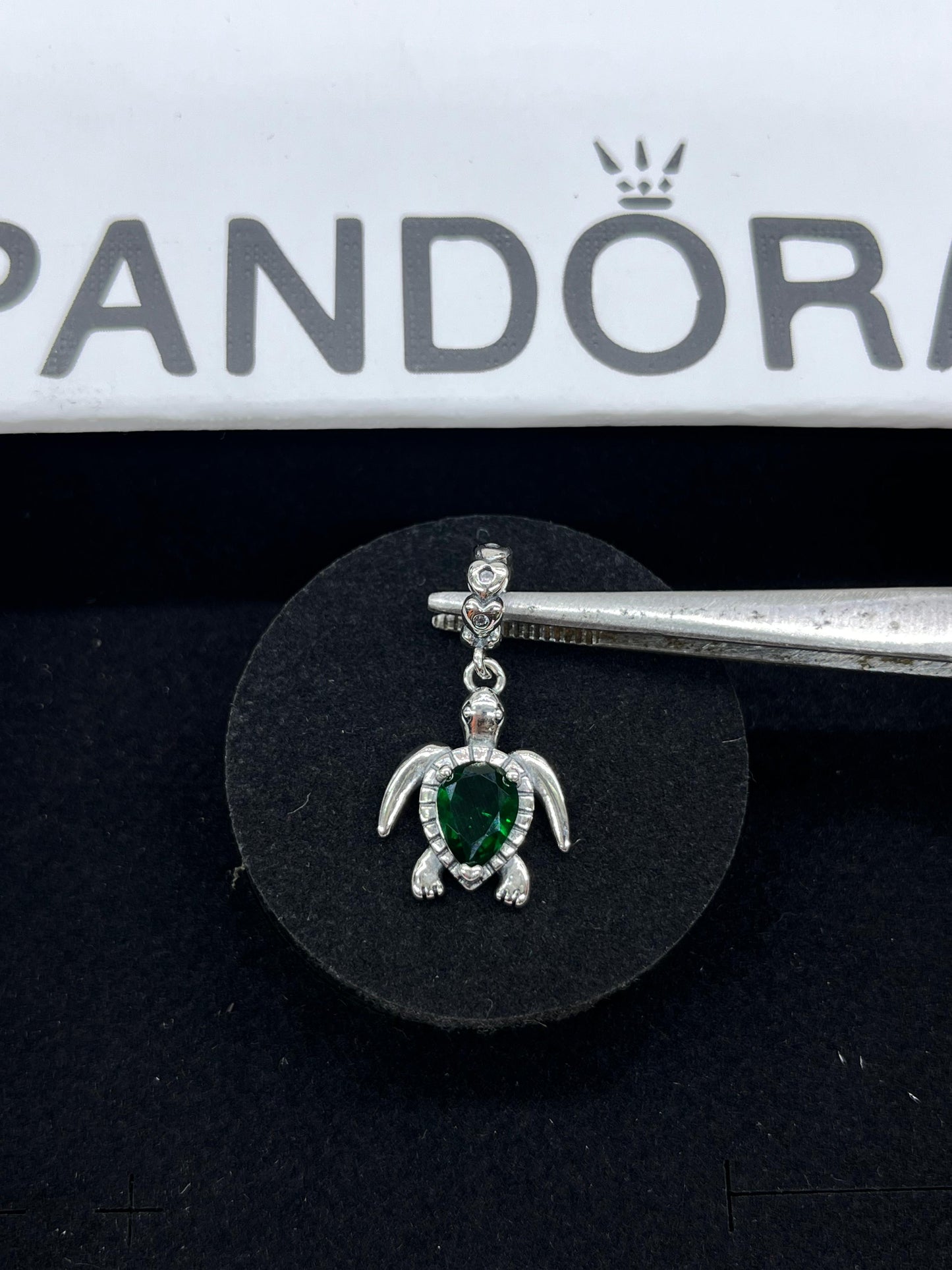 Small Green  Sparkling sea turtle Pandora Charm✨