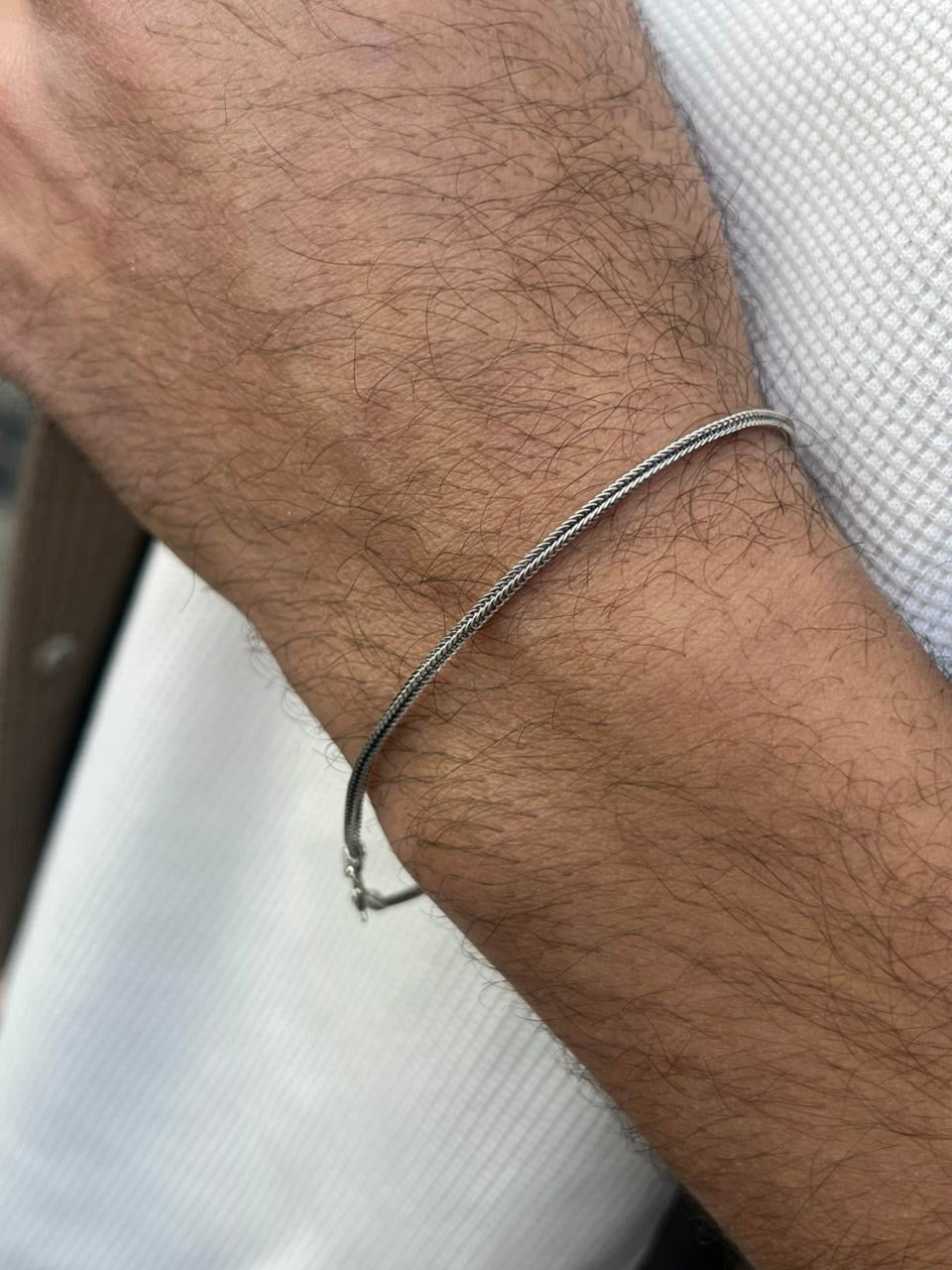 Oxidized Costie Bracelet for Men's Sterling Silver 925s