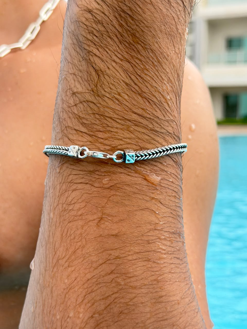Cubic Costie Bracelet Sterling Silver 925s (4mm)