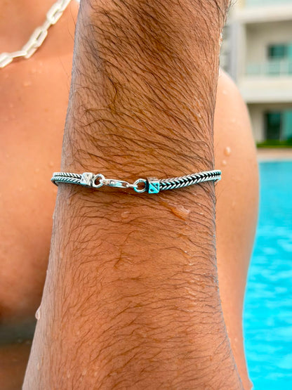 Cubic Costie Bracelet Sterling Silver 925s (4mm)