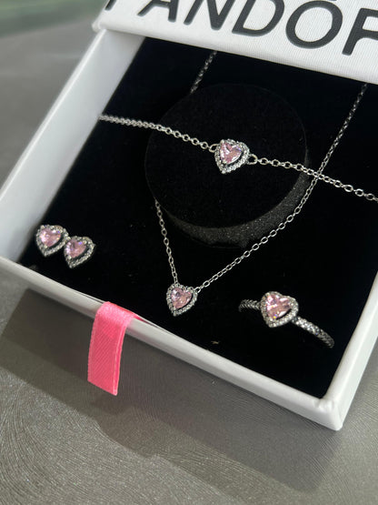 Full Heart Set - Italian Silver 925