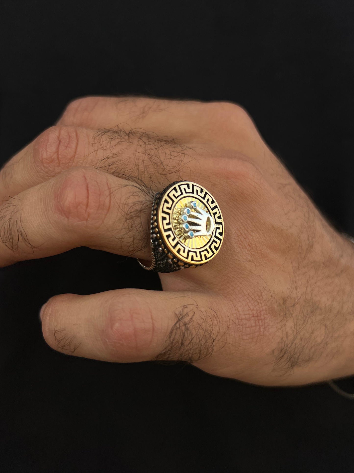 Majestic Rolex Ring -for Men's Sterling Silver 925s