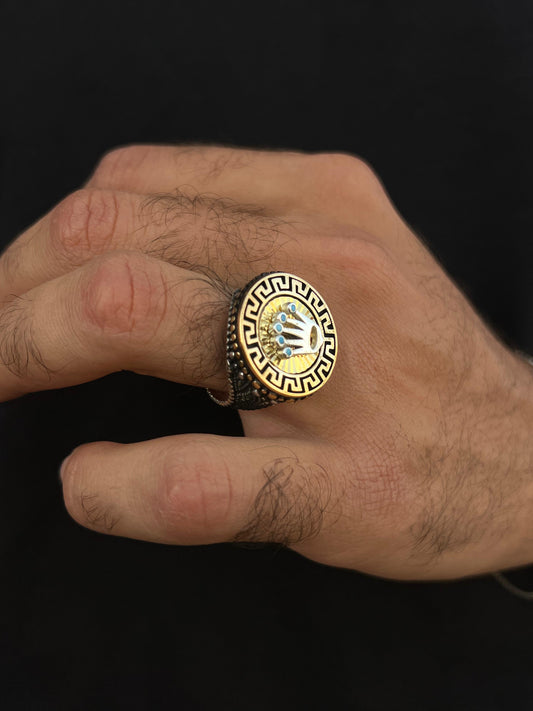 Majestic Rolex Ring -for Men's Sterling Silver 925s