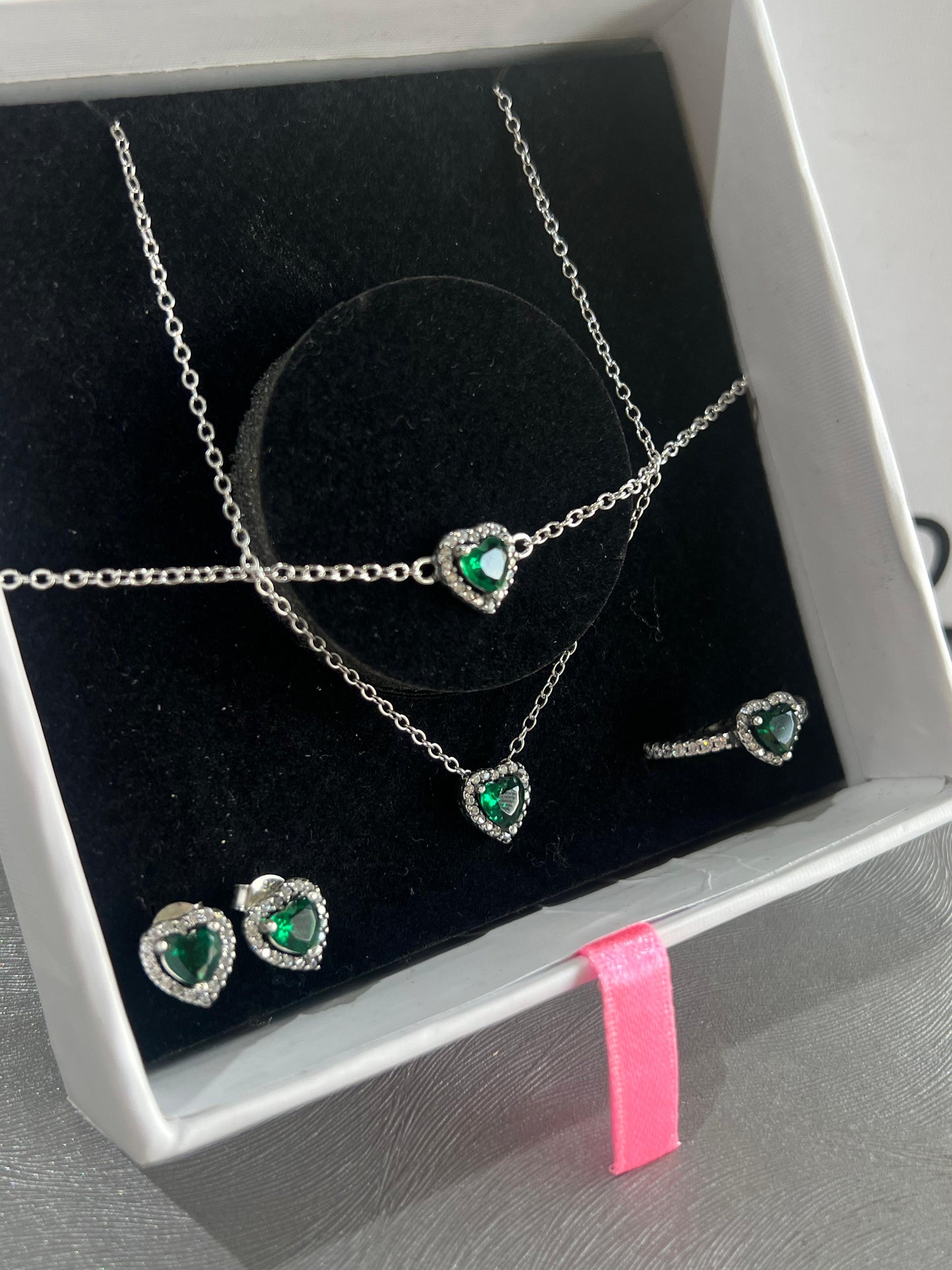 Full Heart Set - Italian Silver 925