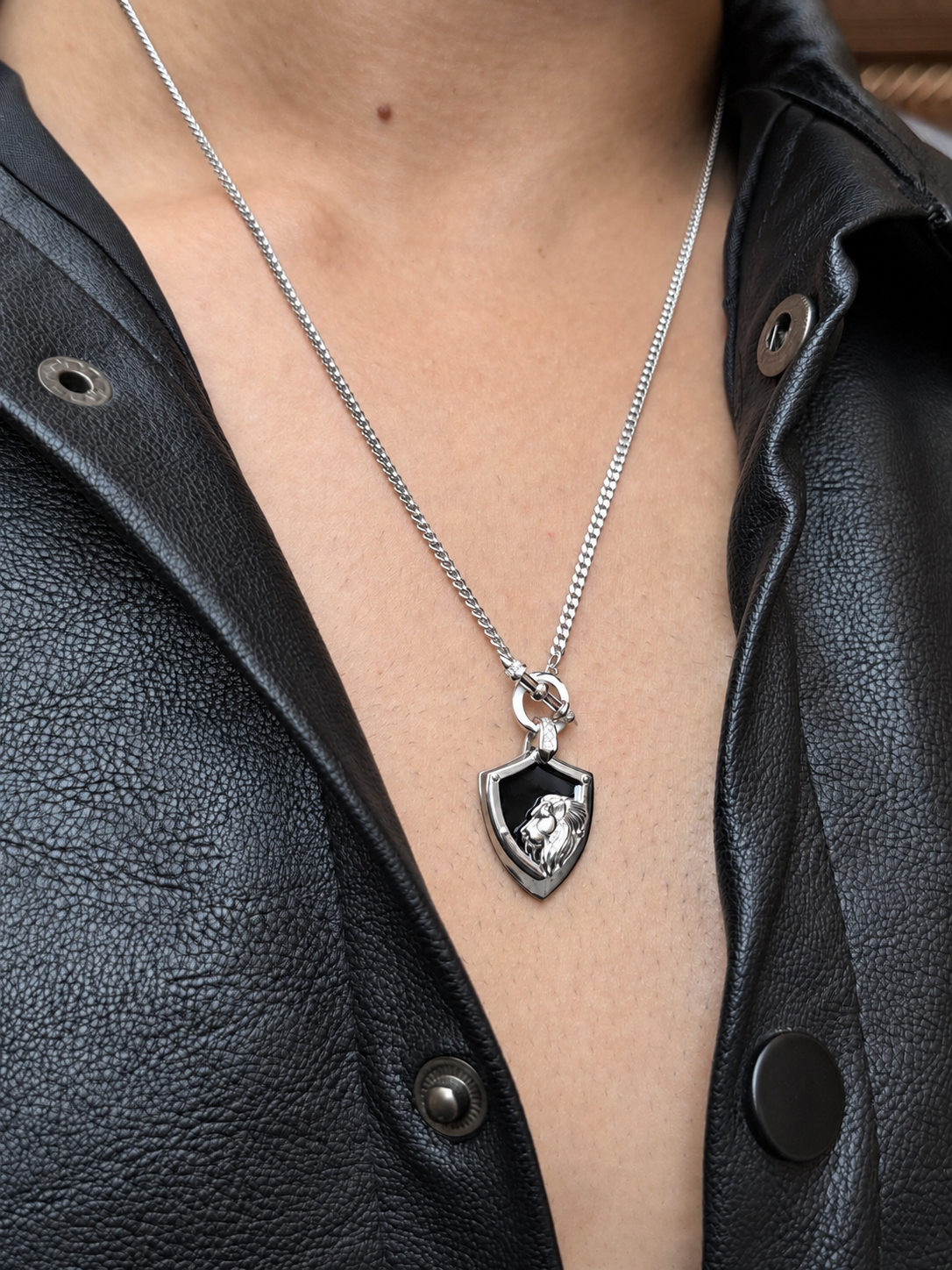 Lionlock Necklaces for Men's Sterling Silver 925s