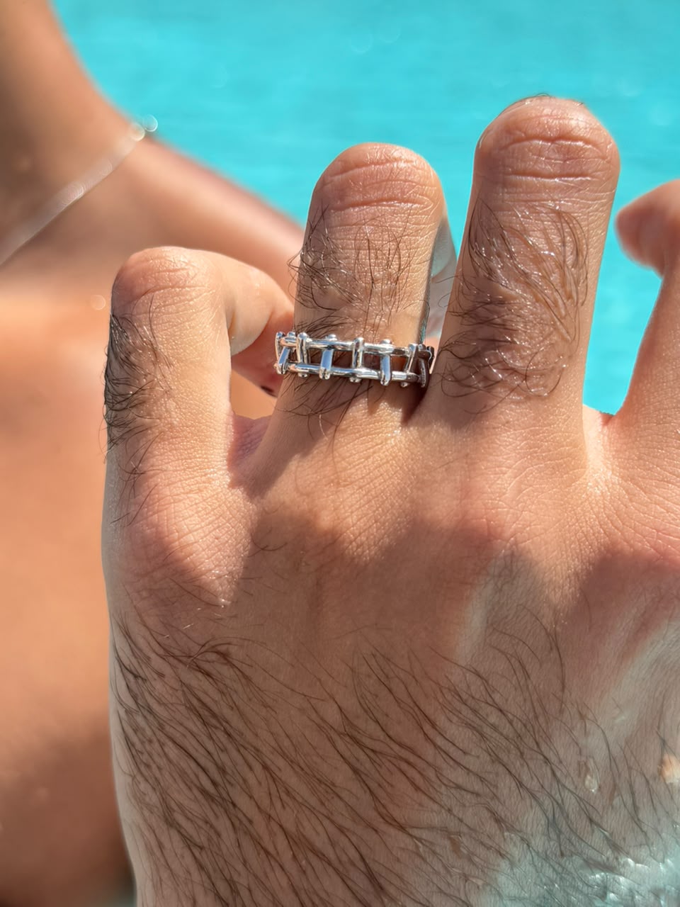 Railforge Ring in Sterling Silver 925s