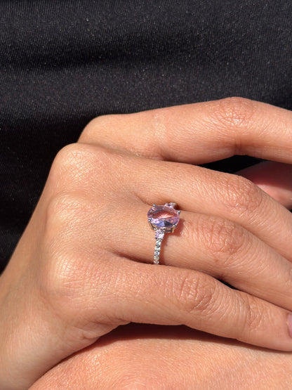 Royal Petal Ring in Sterling Silver -925