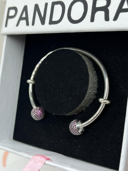 For Kids- Moments Open Pavé Bangle blue & Purple