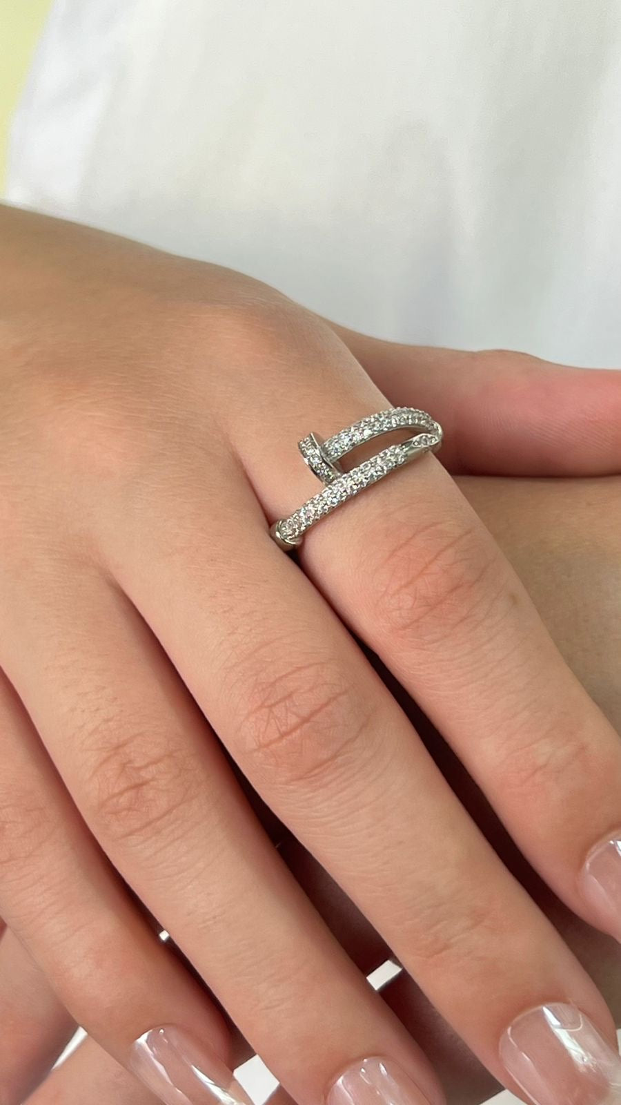 Cartier Ring -Italian Sterling Silver -S925
