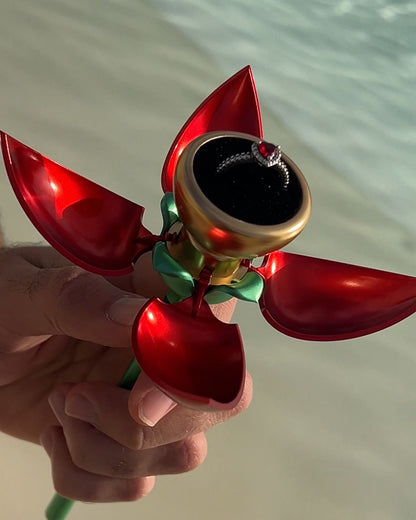 Open Metal Flower Valentine’s box🌹