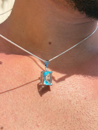 AquaMan Necklace in Sterling Silver 925s