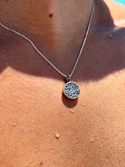 Pump Islamic Necklace in Sterling Silver 925s