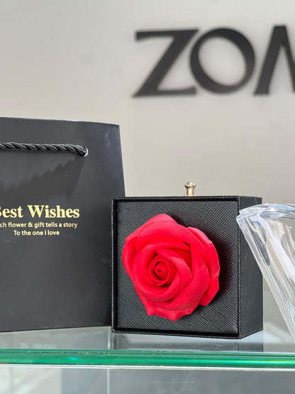 Small Black one Flower Valentine’s Box Drawer ❤️‍🔥