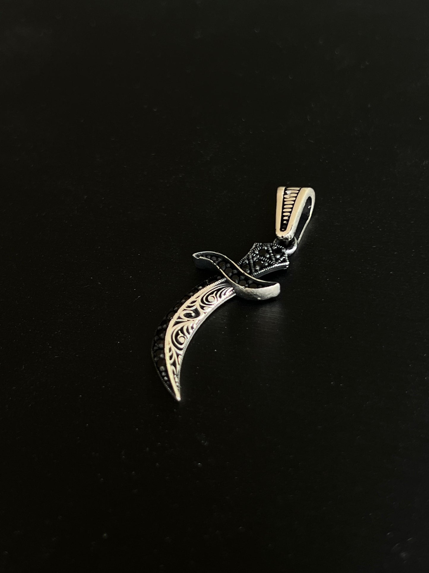 Warriors blade Pendant – S925 Silver-4cm