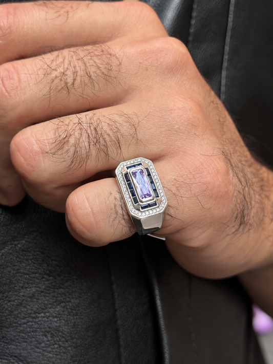 Amethyx Ring -Sterling Silver 925s