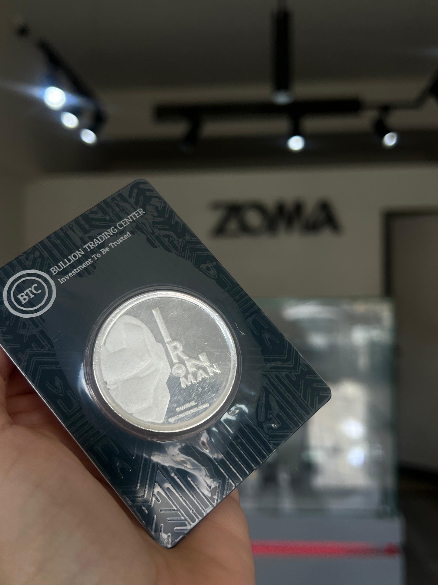 BTC 50g Fine Silver Coin 999 – Price Based on Spot Market