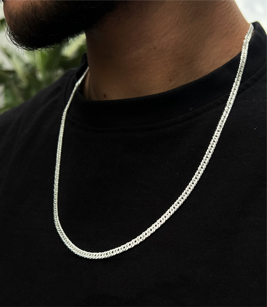 Decent Grommet Necklace For Men Sterling Silver - 925