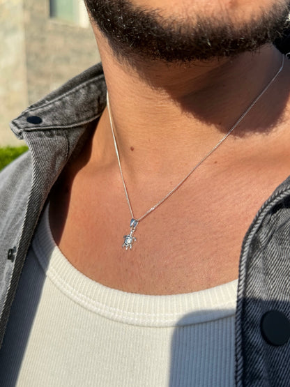 Chelon Turtle Necklaces for Men's Sterling Silver 925s