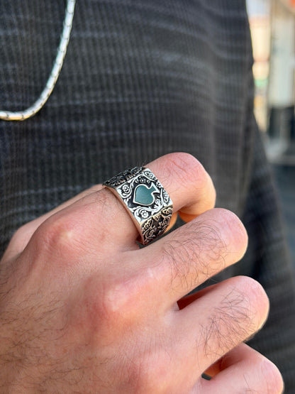 Ace Royale Ring -for Men's Sterling Silver 925s