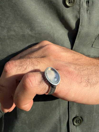 Moonveil Ring in Sterling Silver 925s