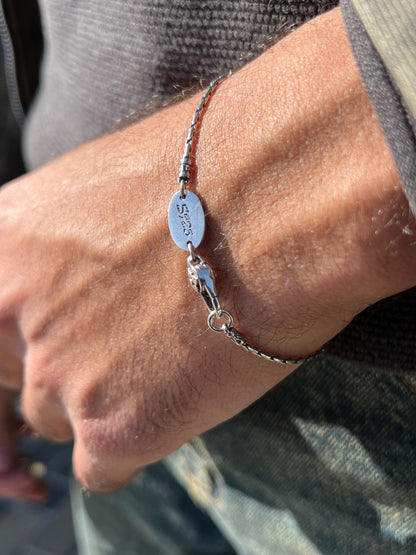 Link Chain S925 Sterling Silver Bracelet (19cm-2mm)