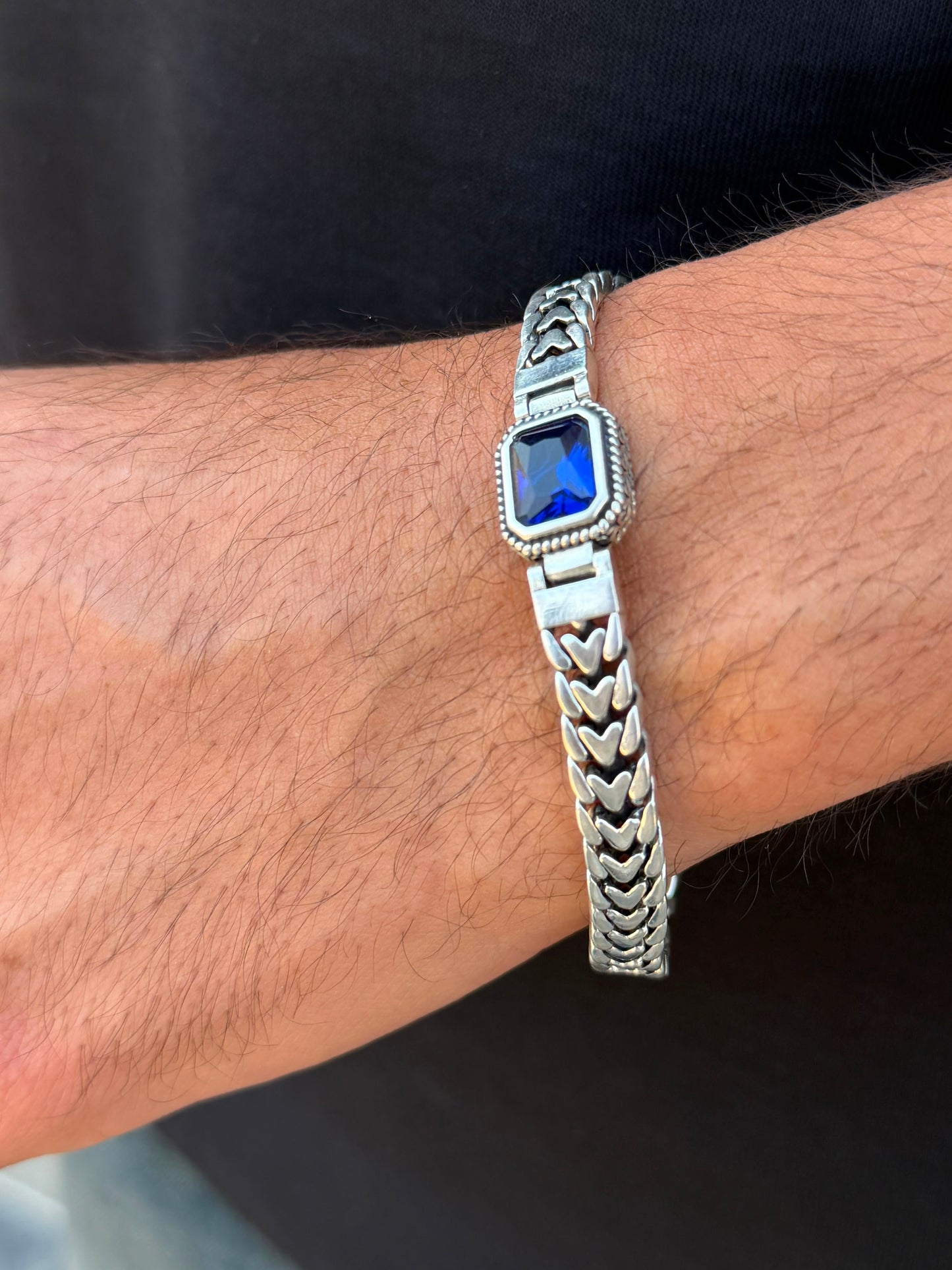 Stormy Bracelet for Men's Sterling Silver 925s