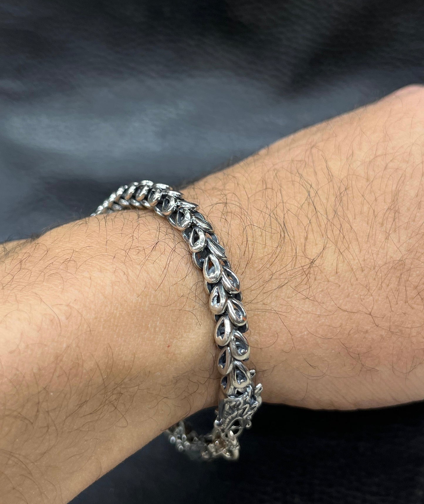 Dragon Strength Bracelet for Men's Sterling Silver 925s