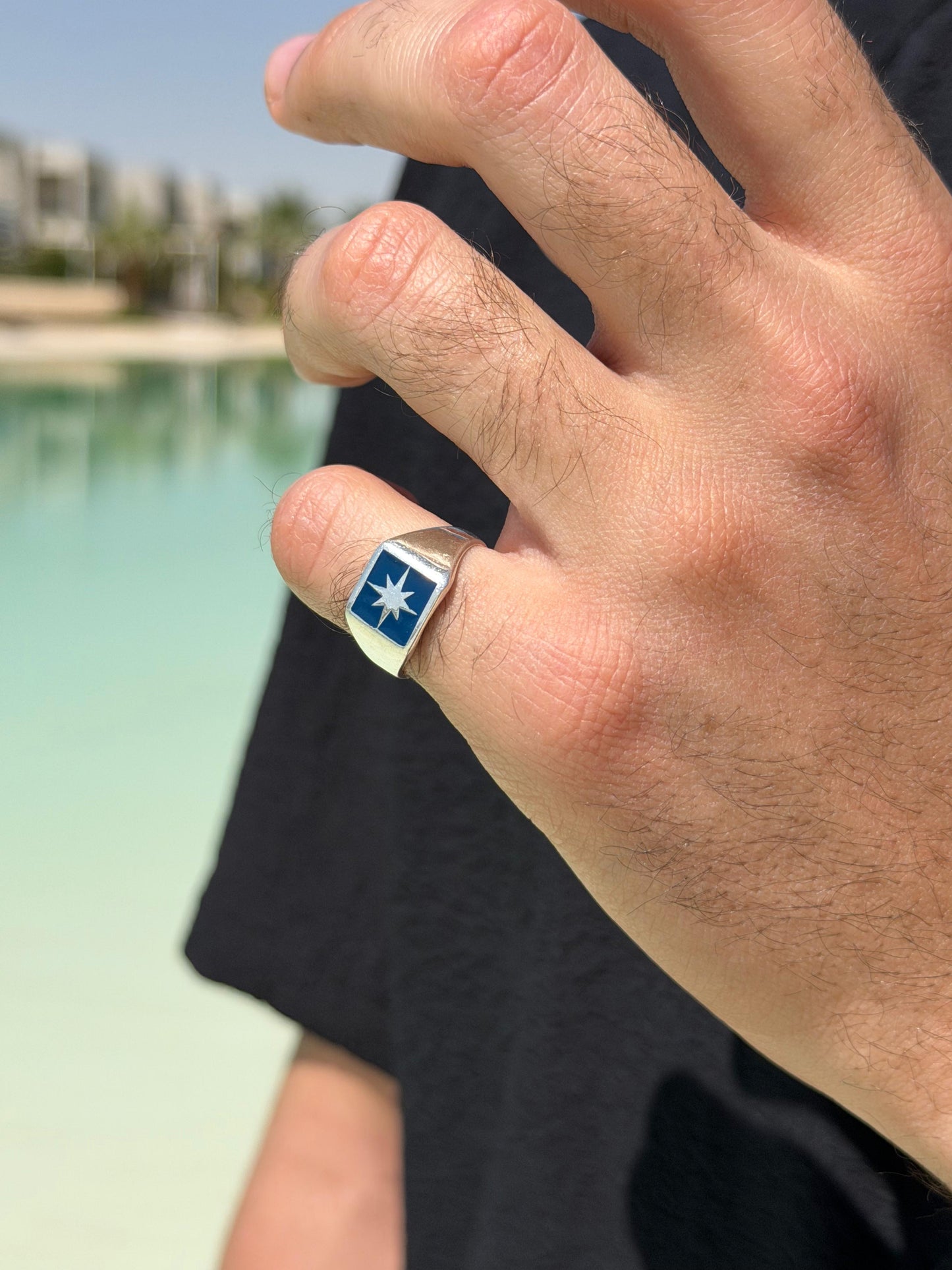 Blue Northbound Ring in Sterling Silver 925s