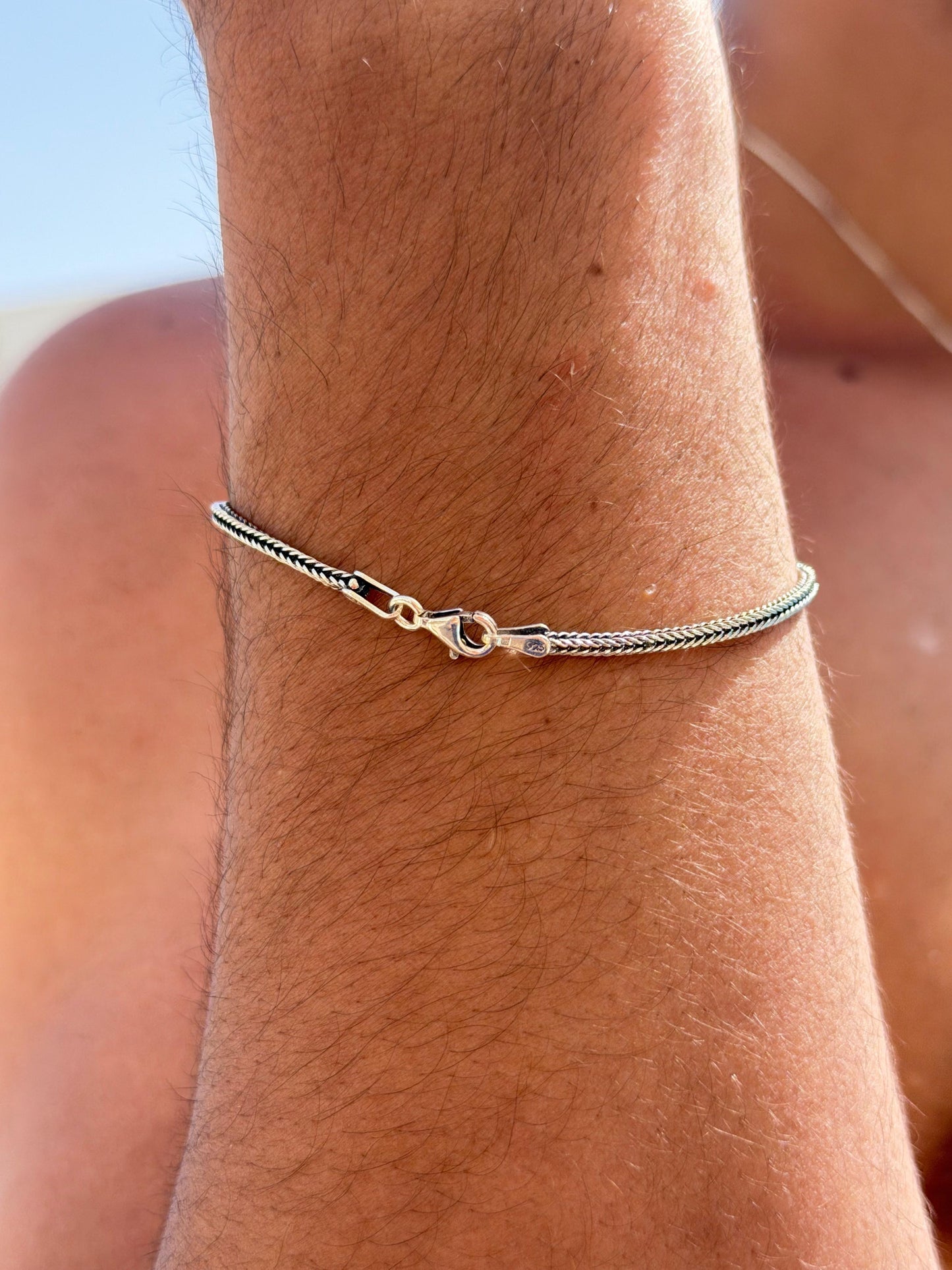 Flow Bracelet Sterling Silver 925s-19cm