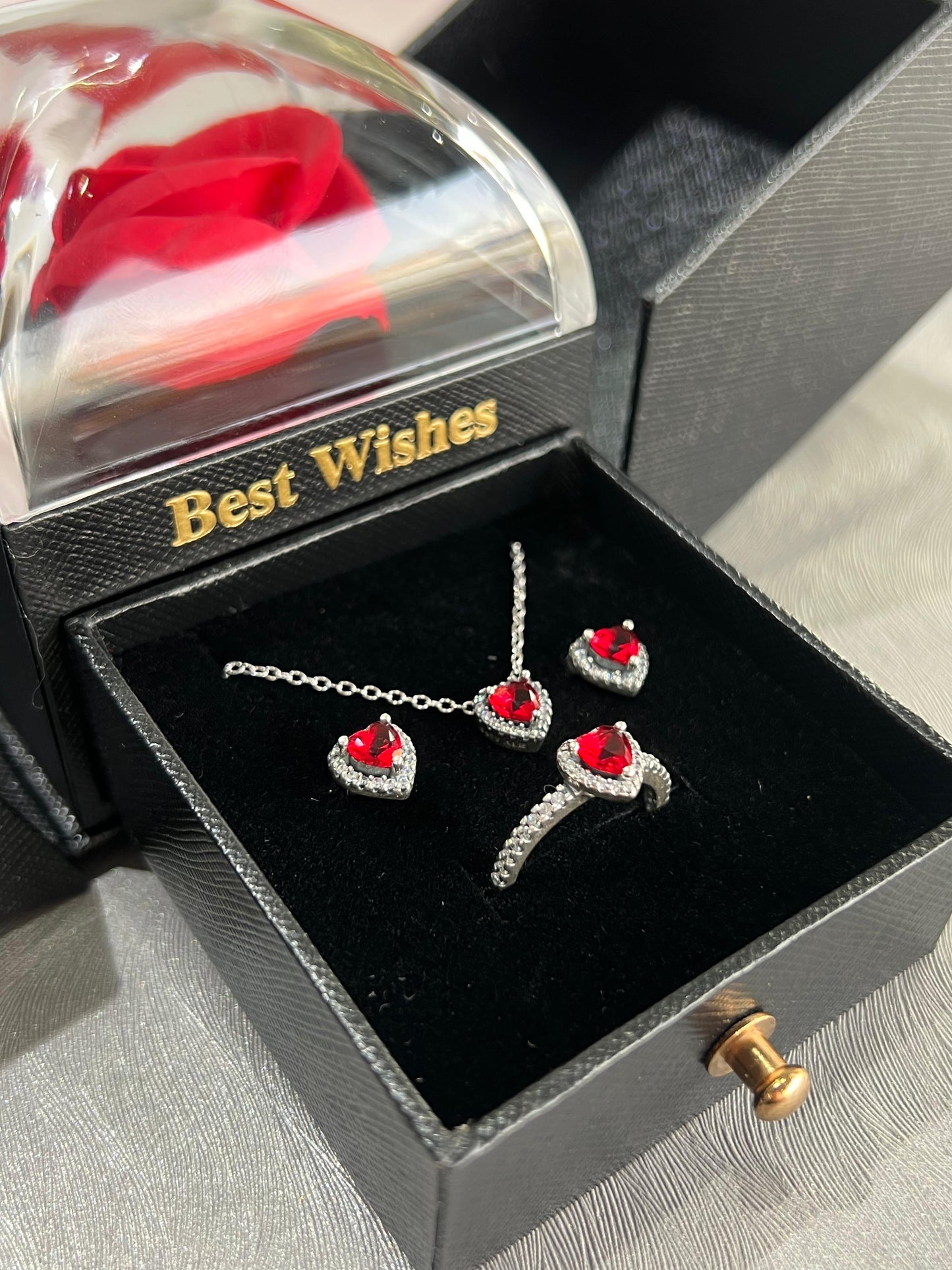 Black One Flower Valentine’s Box Drawer ❤️‍🔥