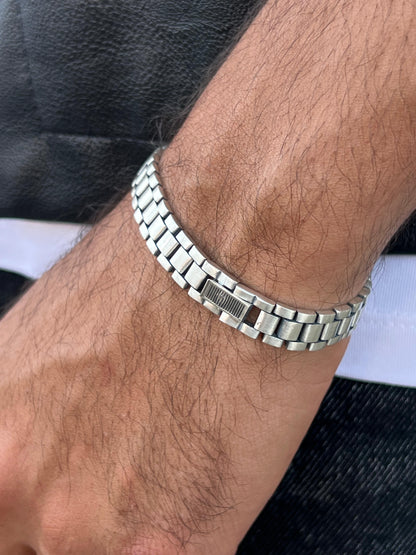The Monarch bracelet-Sterling Silver 925s (22cm-10mm)