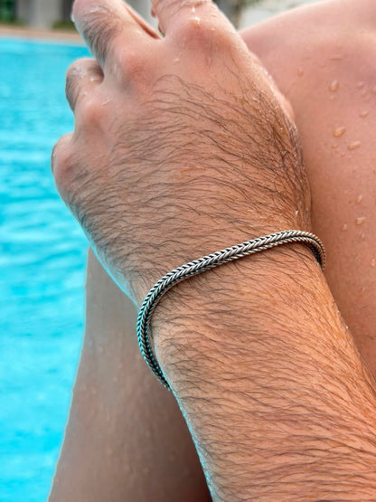 Cubic Costie Bracelet Sterling Silver 925s (4mm)