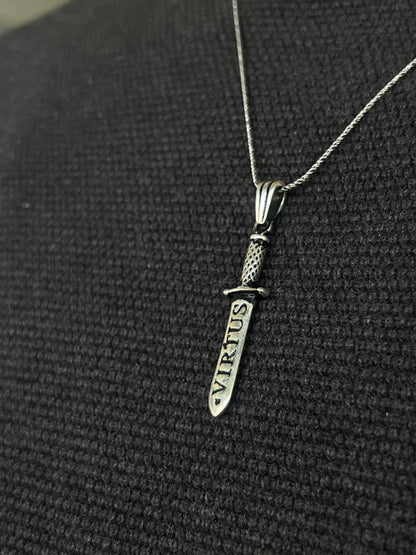 Virtus Pendant – S925 Silver-5cm