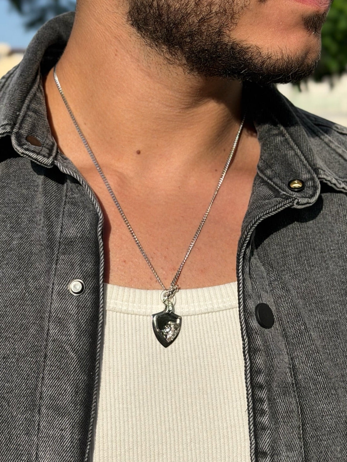Lionlock Necklaces for Men's Sterling Silver 925s