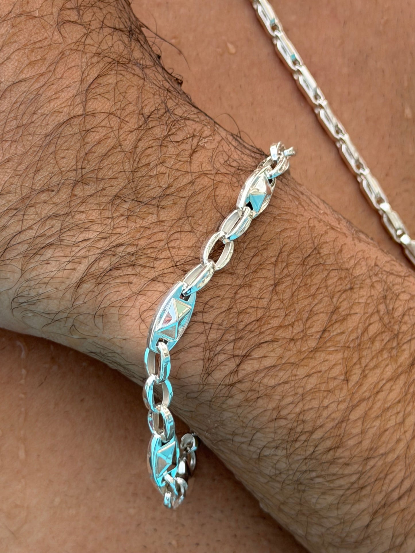 Exclusive 🚫 Pump Turkish Diamond Bracelet Sterling Silver 925s