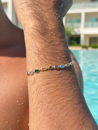 Iconic ZOVA Bracelet in Sterling Silver925- Gold Plated