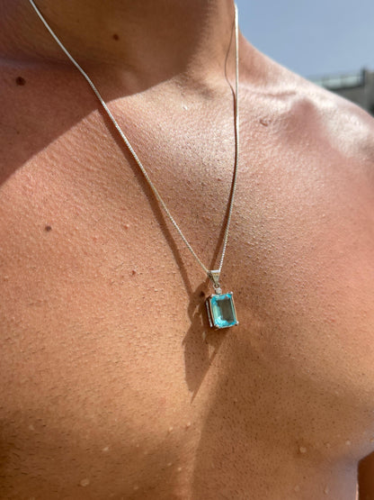 AquaMan Necklace in Sterling Silver 925s