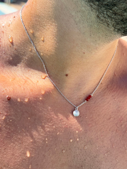 Bead Touch Necklace in Sterling Silver 925s