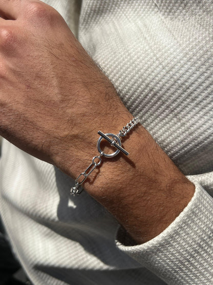 T-Balance Bracelet Sterling Silver 925s-(22cm-5mm)