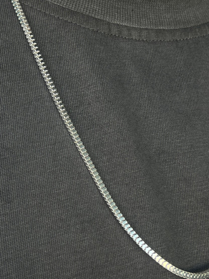 Square Link chain For Men Sterling Silver - 925