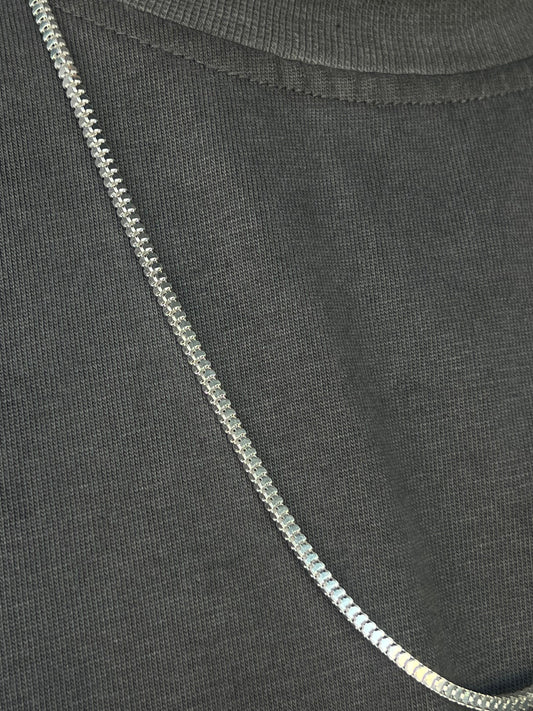 Square Link chain For Men Sterling Silver - 925