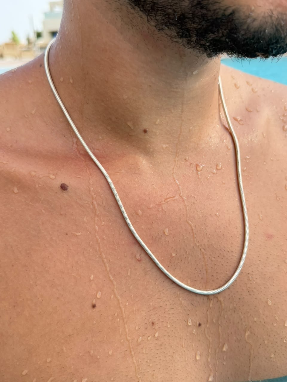 Rattail Necklace for Men's Sterling Silver 925s -(2.5mm)