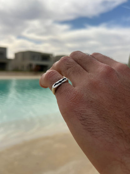 Batman Ring for Men in Sterling Silver 925s