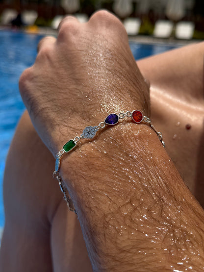 ZIRCONIA CHAOS Bracelet Sterling Silver 925s