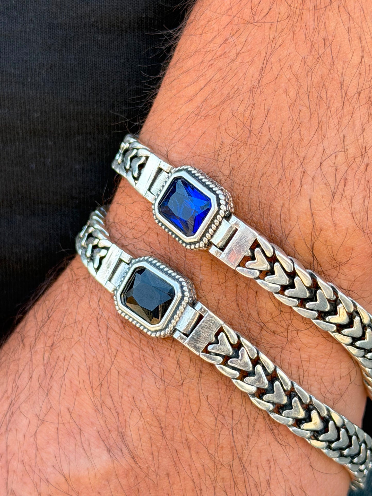Stormy Bracelet for Men's Sterling Silver 925s