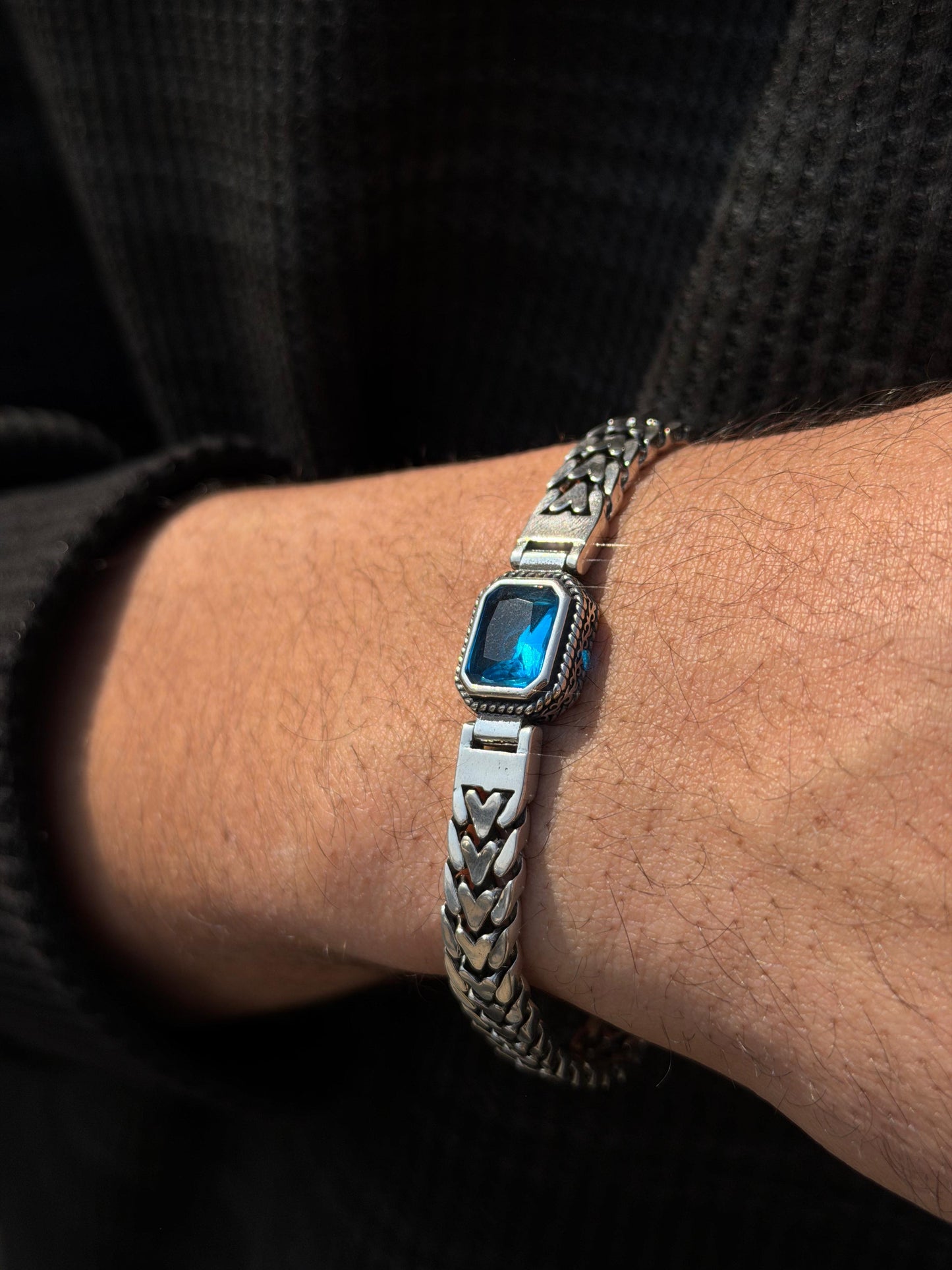 Aura Bracelet S925 Sterling Silver -(20cm-8mm)