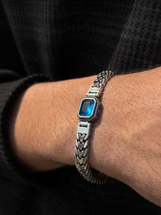 Aura Bracelet S925 Sterling Silver -(20cm-8mm)