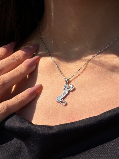 (1) Mommy Necklace in Sterling Silver 925s